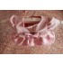 Robe de céremonie fille Demoiselle d'honneur en tissu Chantung rose ou champagne 