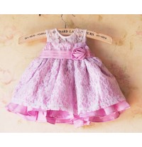 Baby girl formal dress Pink 0-3 monthes