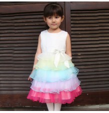 Robe Cérémonie Demoiselle d'honneur Fille Modèle "Rainbow Princess" 1-8 ans