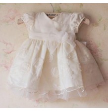 Vestito Cerimonia | Damigella Bambina Bianco 6-24 mesi