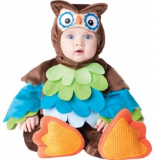 Costume Carnevale Gufo per Bambino Incharacter 0-24 mesi
