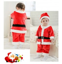 Costume de Père Noel petit enfant  80cm - 95cm