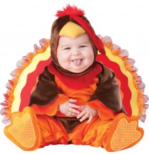 Costume Carnevale Tacchino per Bambino Incharacter 0-24 mesi
