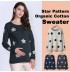 Pull de grossesse et d'allaitement en coton biologique
