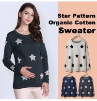Pull de grossesse et d'allaitement en coton biologique
