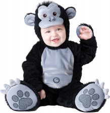Incharacter Costume de Carnaval Enfant Gorille 0-24 mois
