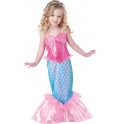 Costume Carnevale Sirena per bambina Incharacter 2-4 anni