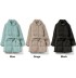 Down mother coat with transformable baby pouch for stroller