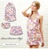 3 Piece Maternity Nursing Tankini + Skirt Swimsuit Set 