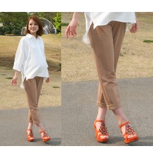 Pantalon Grossesse à Tour de taille réglable 