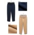 Adjustable Waist Fine Linen Maternity Trousers 