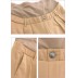 Adjustable Waist Fine Linen Maternity Trousers 