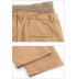 Adjustable Waist Fine Linen Maternity Trousers 