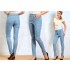 Pantaloni Skinny Premaman a Vita Regolabile 