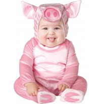 Incharacter Lil' Piggy Costume de Carnaval Enfant Porcelet 0-24 mois