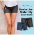 Short de bain de grossesse Denim Look