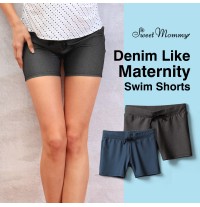 Short de bain de grossesse Denim Look