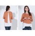 Maternity and nursing long sleeve and double layer top 