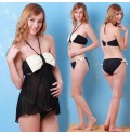 Maillot de Bain de grossesse Tankini Bikinis Transformable
