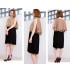 Robe de grossesse et allaitement bicolore en chiffon
