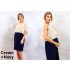 Robe de grossesse et allaitement bicolore en chiffon