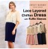 Robe de grossesse et allaitement bicolore en chiffon