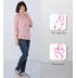 Maternity and nursing long sleeve top