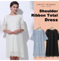 Maternity and nursing lace formal dress