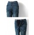 3/4 cropped maternity jeans with detachable waist extension