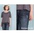 3/4 cropped maternity jeans with detachable waist extension