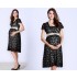 Maternity and nursing ceremony dress made in stretch lace