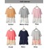 Maternity and nursing long sleeve and double layer top 