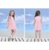 Vestito Cerimonia Damigella Bambina Bianco Rosa 9M - 6 anni