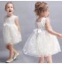 Vestitino bimba damigella bianco / rosa 90-140cm
