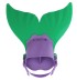 Swim fins for mermaid swimsuit model cb2003