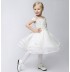 Abitino cerimonia bimba damigella bianco 80-150cm
