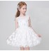 Flower girl formal dress white colour with butterflies 90-150cm