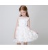 Flower girl formal dress white colour with butterflies 90-150cm
