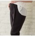 Pantalon de maternité avec élastique et ceinture à la taille