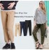 Adjustable Waist and length maternity trousers 