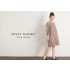 Maternity and nursing layered lace dress 