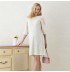 Robe de grossesse et d'allaitement avec couche en dentelle