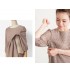 Robe de grossesse et d'allaitement avec couche en dentelle