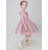 Abitino cerimonia bimba damigella color rosa 80-150cm