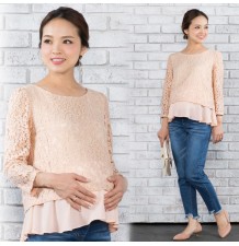 Top premaman e allattamento a maniche lunghe