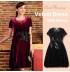 Silk Velvet Maternity Nursing Ceremony Dress 