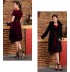 Silk Velvet Maternity Nursing Ceremony Dress 