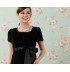 Silk Velvet Maternity Nursing Ceremony Dress 