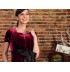 Silk Velvet Maternity Nursing Ceremony Dress 