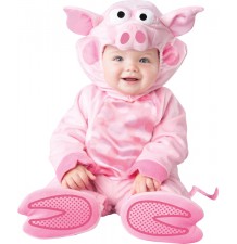 Incharacter Costume de Carnaval Enfant de Porcelet Précieux 0-24 mois